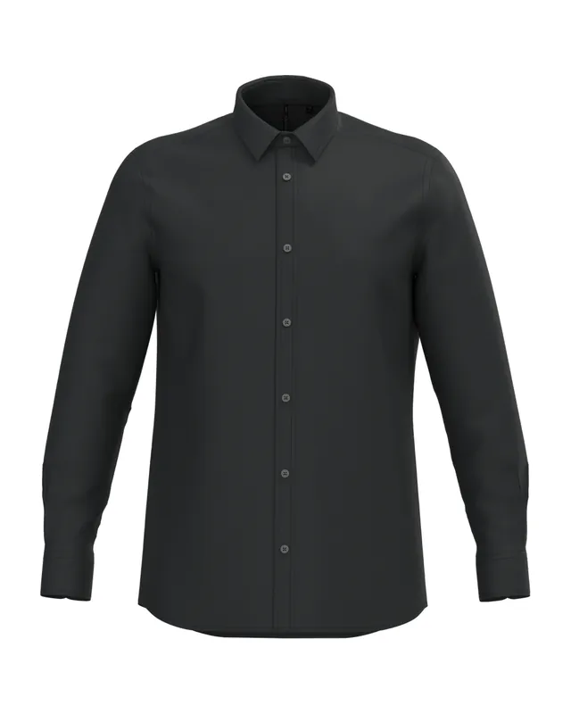 Camisa de popelina sin marcar