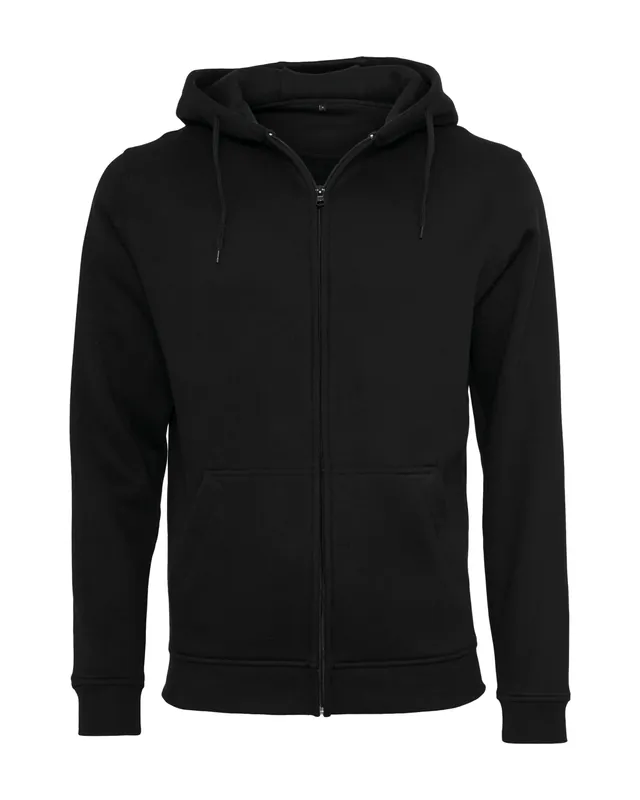 Sudadera con cremallera sin marcar